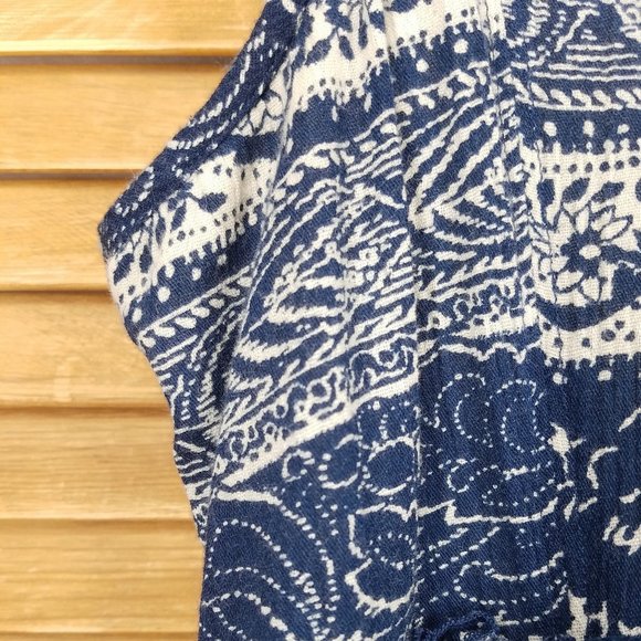 ⨇ ⨊ Bohemian Flowy Asymmetrical mini dress ⨊⨇ - Picture 6 of 9